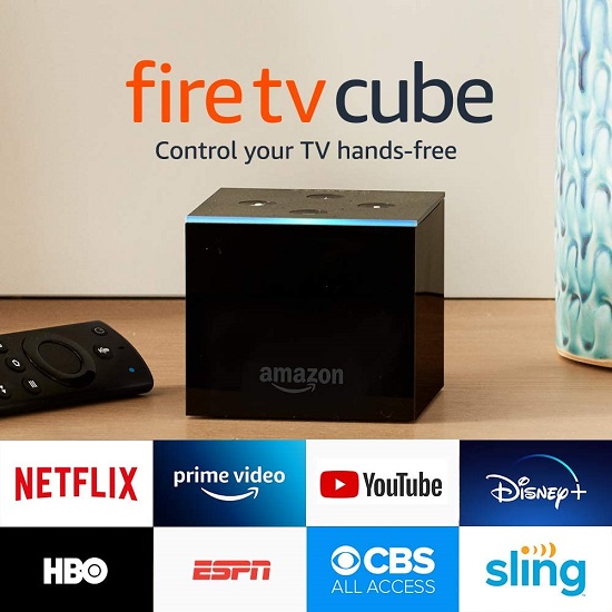 Amazon Fire TV Cube 2nd Gen Latest HandsFree Alexa 4K HDR UHD UltraHD